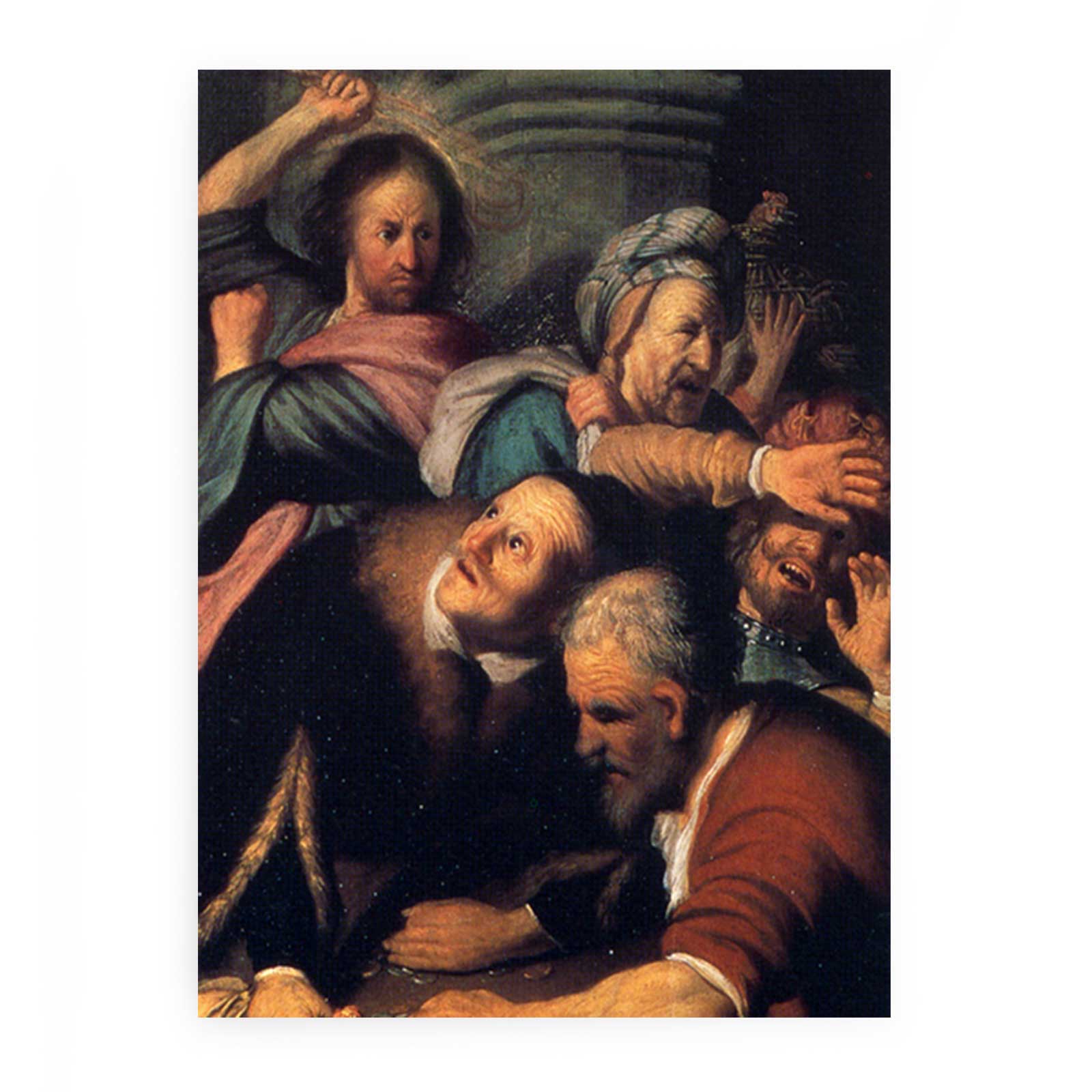 Christ Driving The Money Changers From The Temple Painting