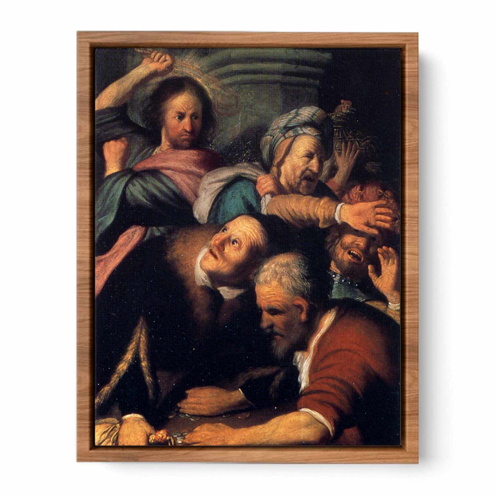 Christ Driving The Money Changers From The Temple Painting