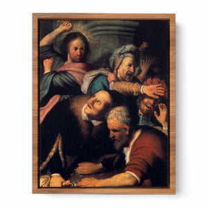 Christ Driving The Money Changers From The Temple Painting