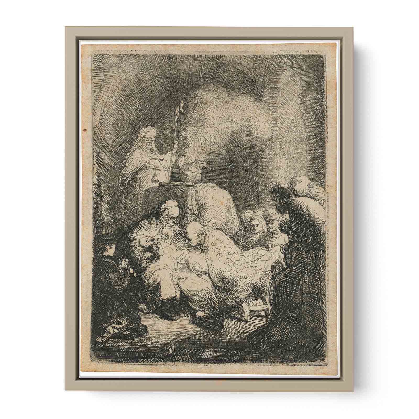 The Circumcision Small Plate Painting
