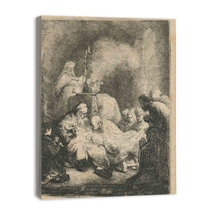 The Circumcision Small Plate Painting