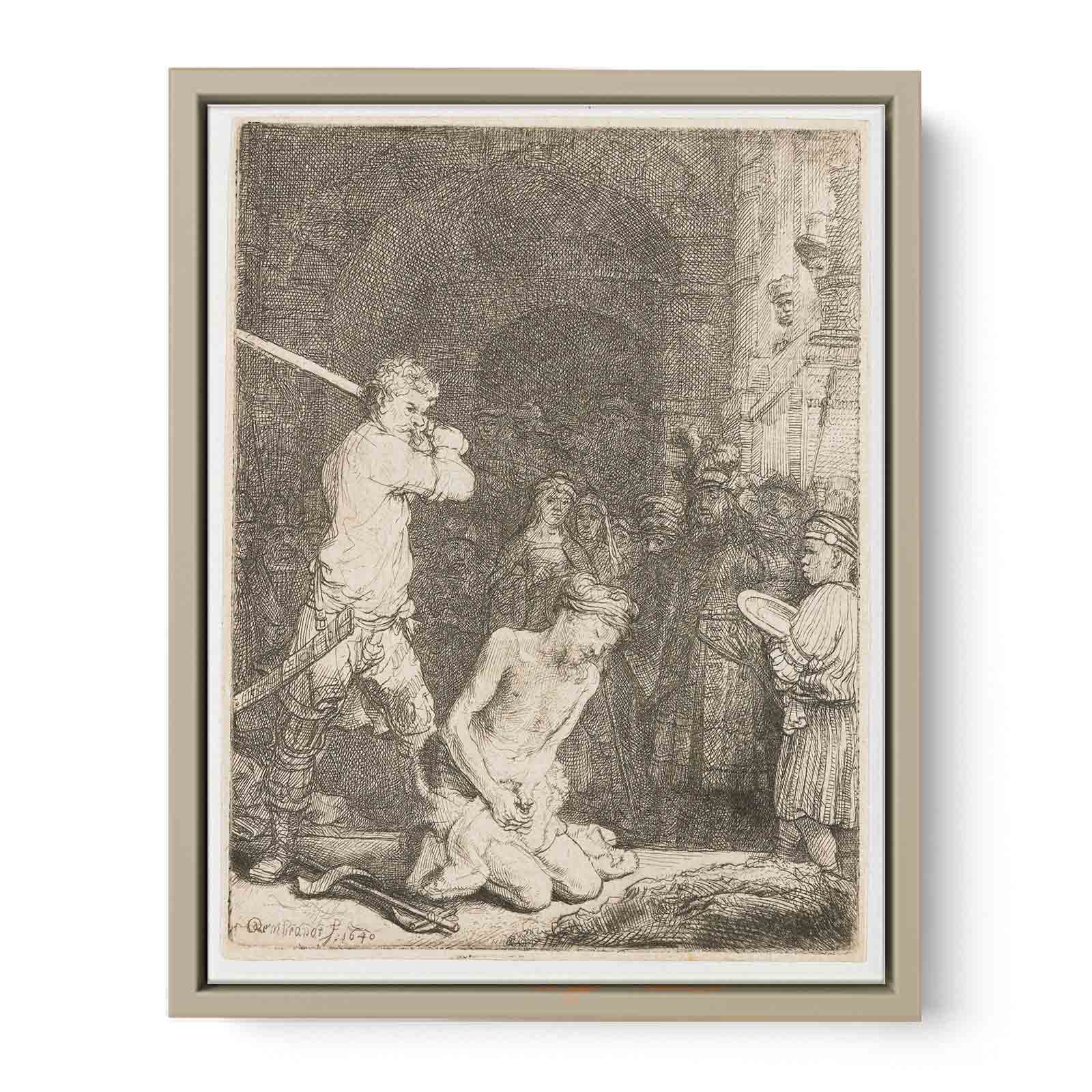 The Beheading of Saint John the Baptist Painting