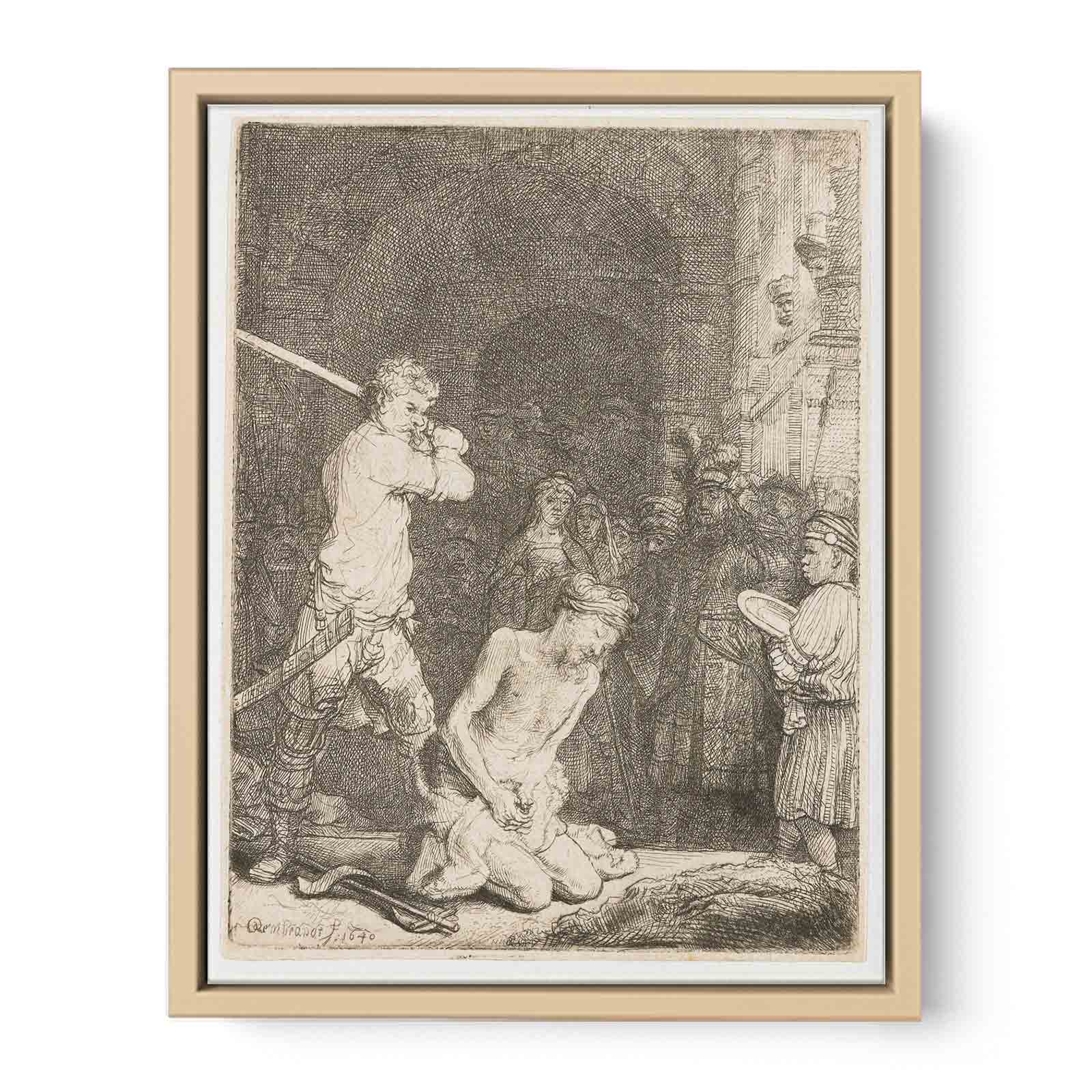 The Beheading of Saint John the Baptist Painting
