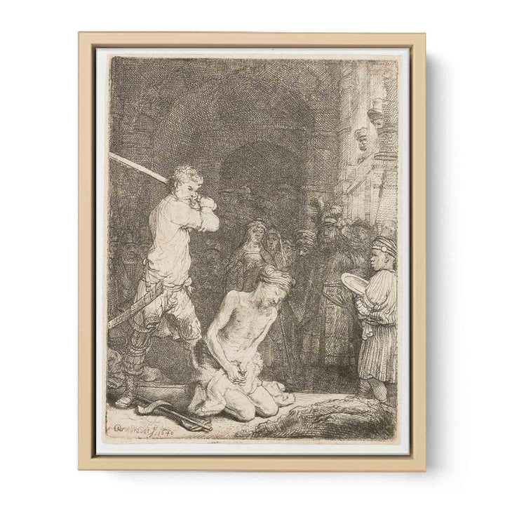 The Beheading of Saint John the Baptist Painting