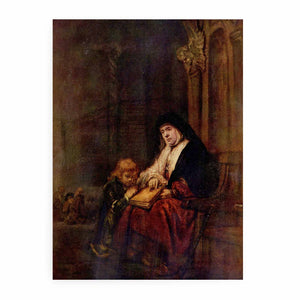 Timothy and his grandmother Painting