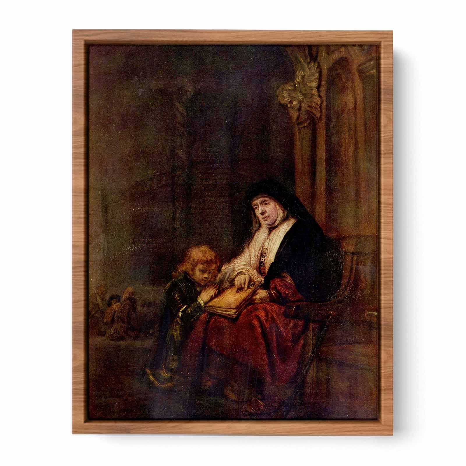 Timothy and his grandmother Painting