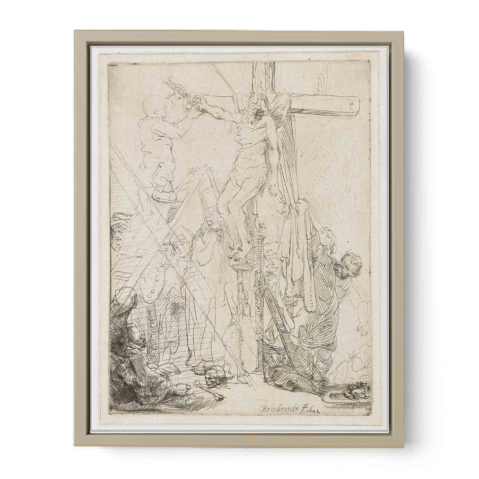 Descent From The Cross A Sketch Painting
