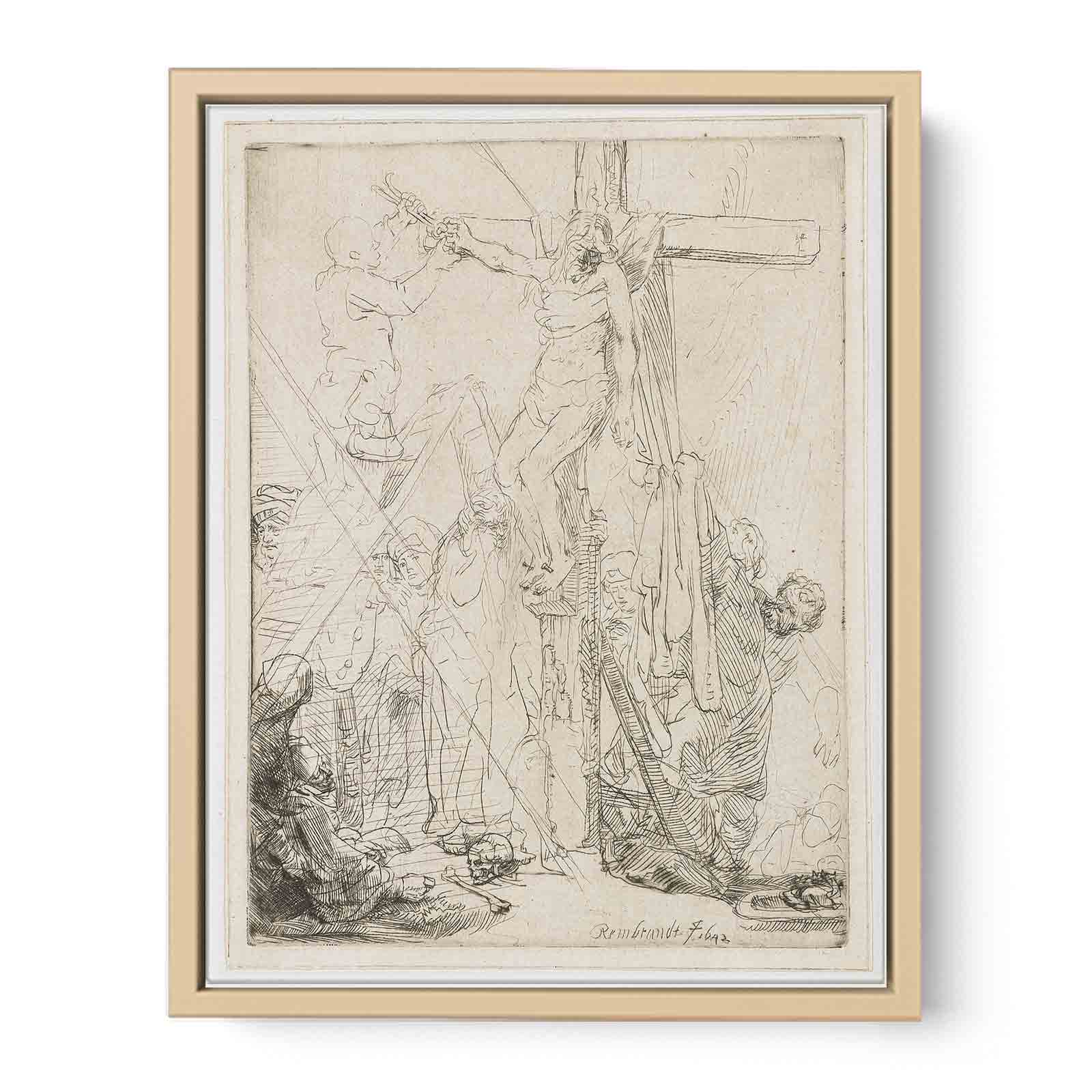 Descent From The Cross A Sketch Painting