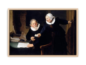 Jan Rijcksen and his Wife, Griet Jans ('The Shipbuilder and his Wife') Painting