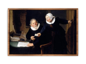 Jan Rijcksen and his Wife, Griet Jans ('The Shipbuilder and his Wife') Painting