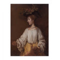 Hendrickje as Flora Painting