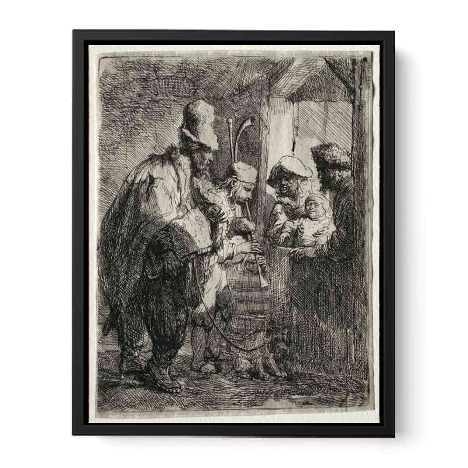 The strolling Musicians 2 Painting