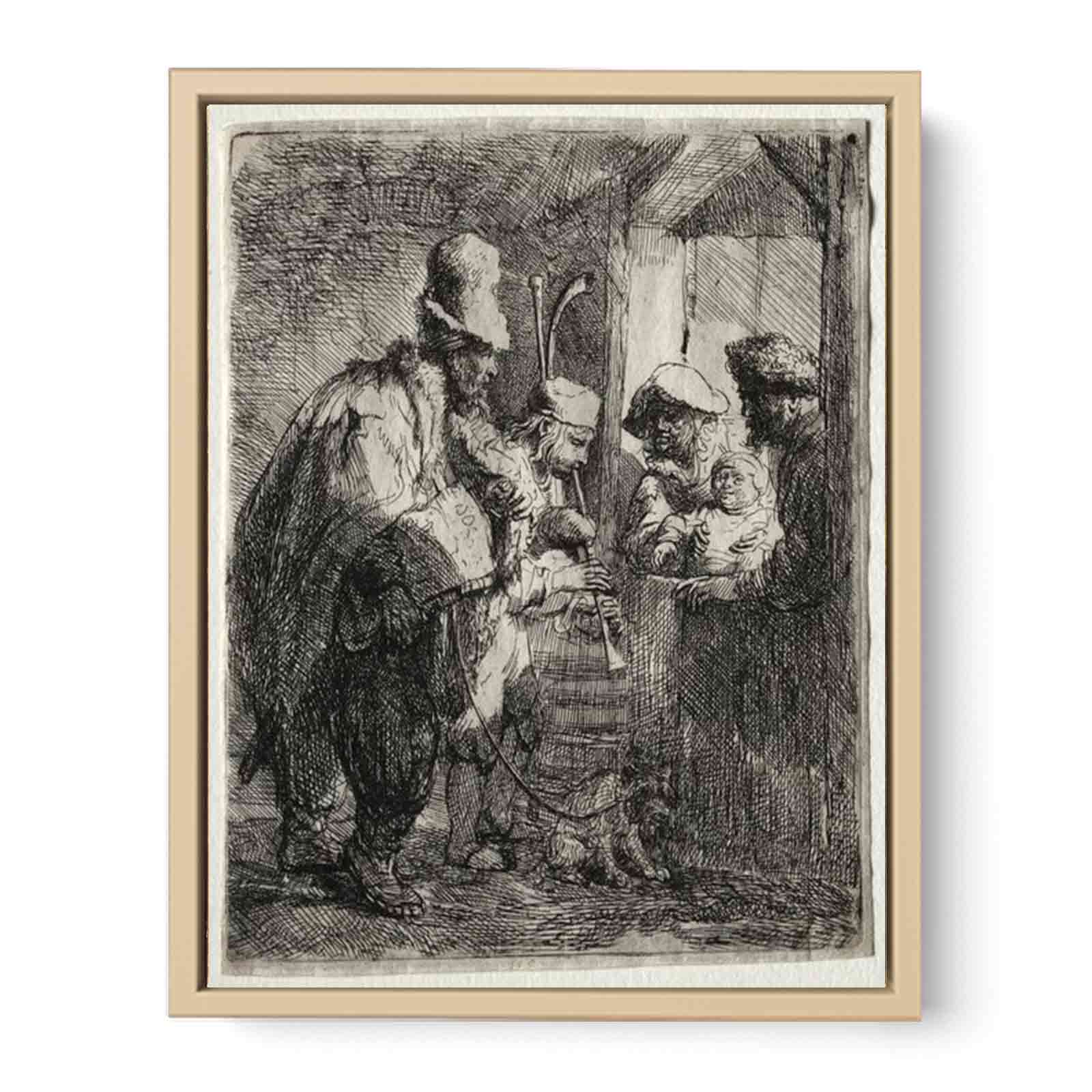 The strolling Musicians 2 Painting