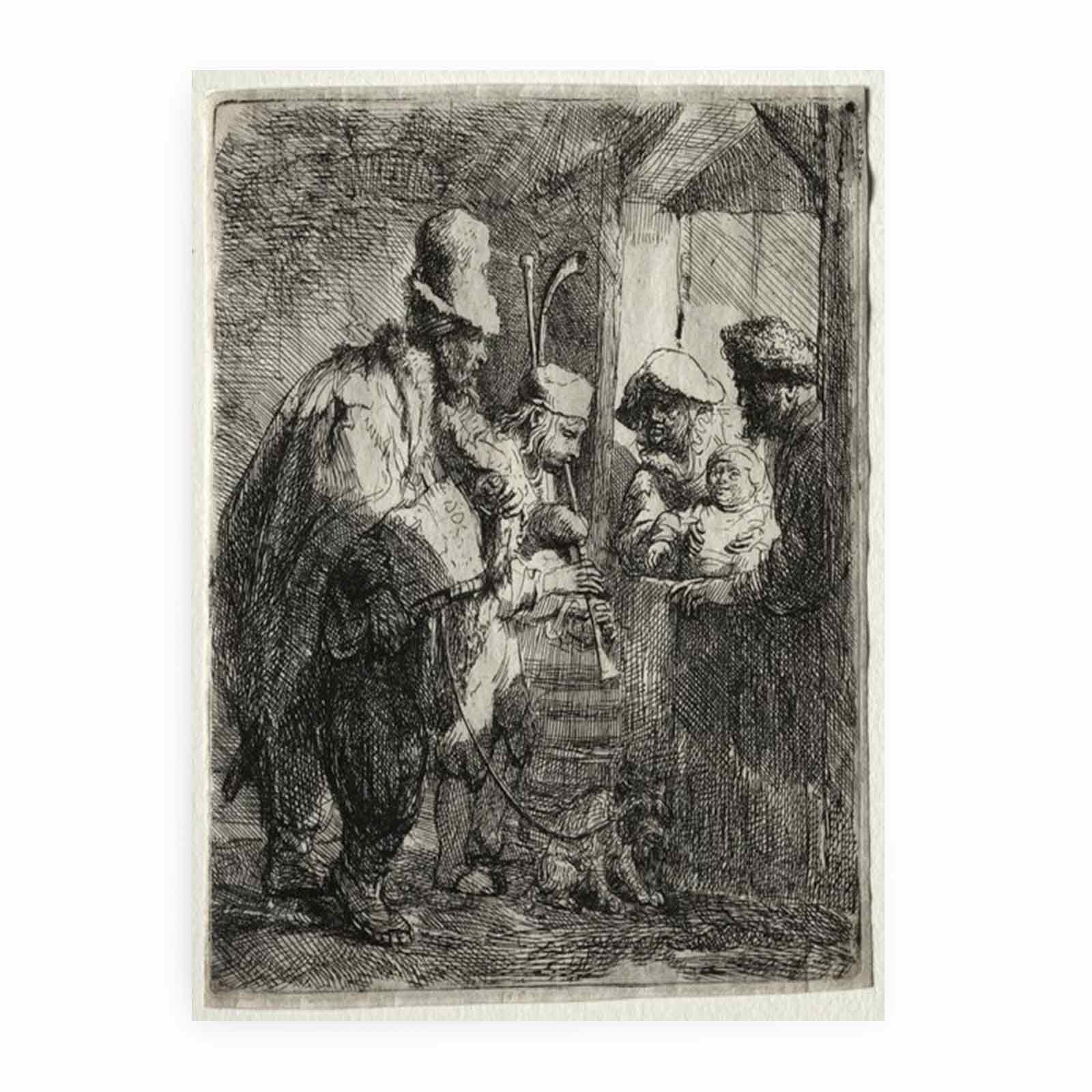 The strolling Musicians 2 Painting