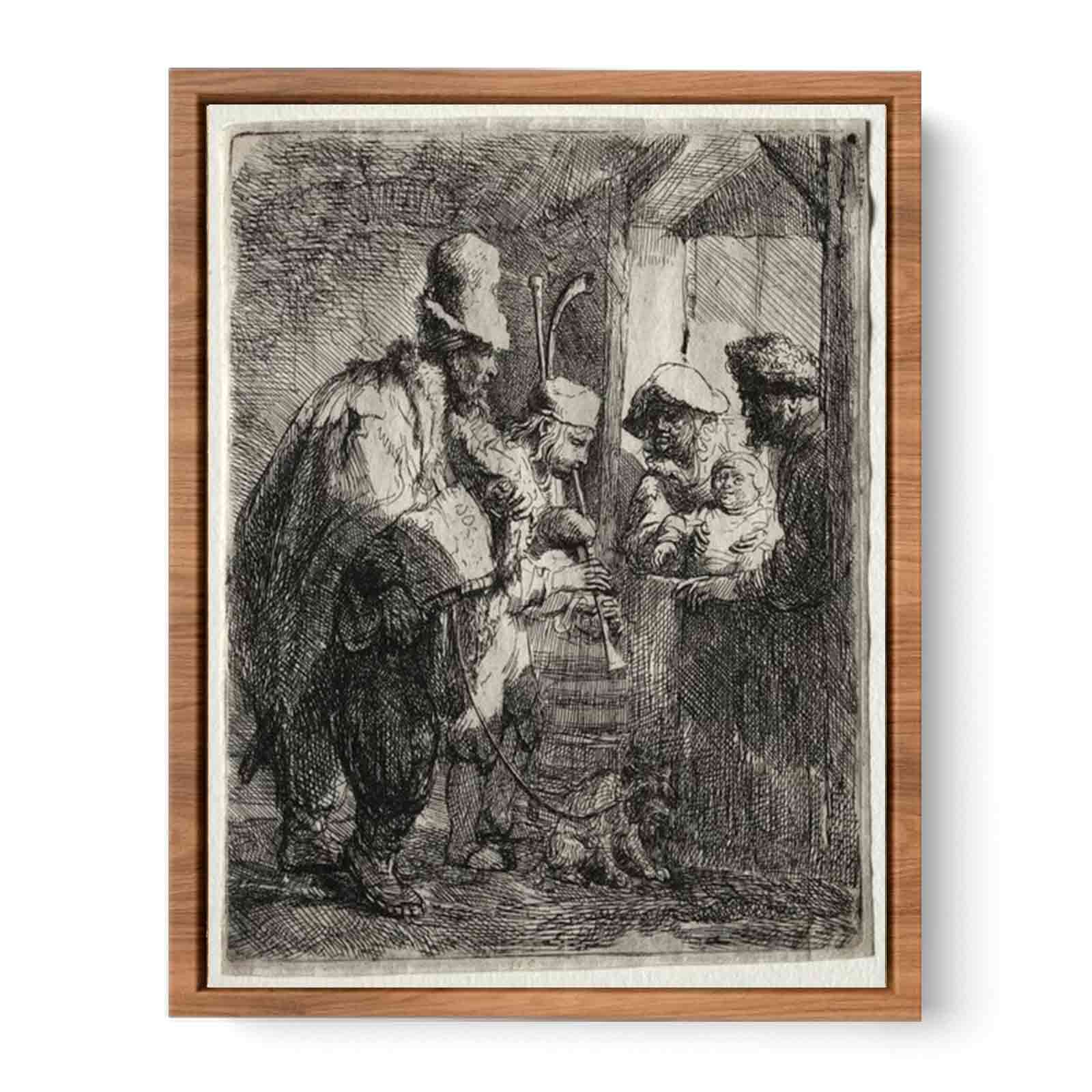 The strolling Musicians 2 Painting