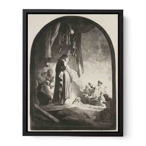 The Raising of Lazarus Large Plate Painting