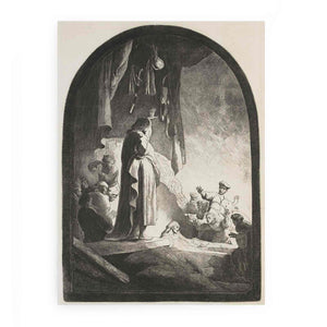 The Raising of Lazarus Large Plate Painting