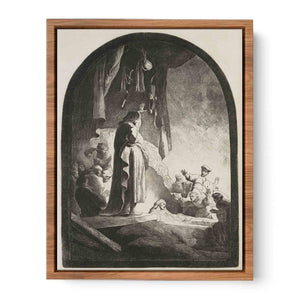 The Raising of Lazarus Large Plate Painting