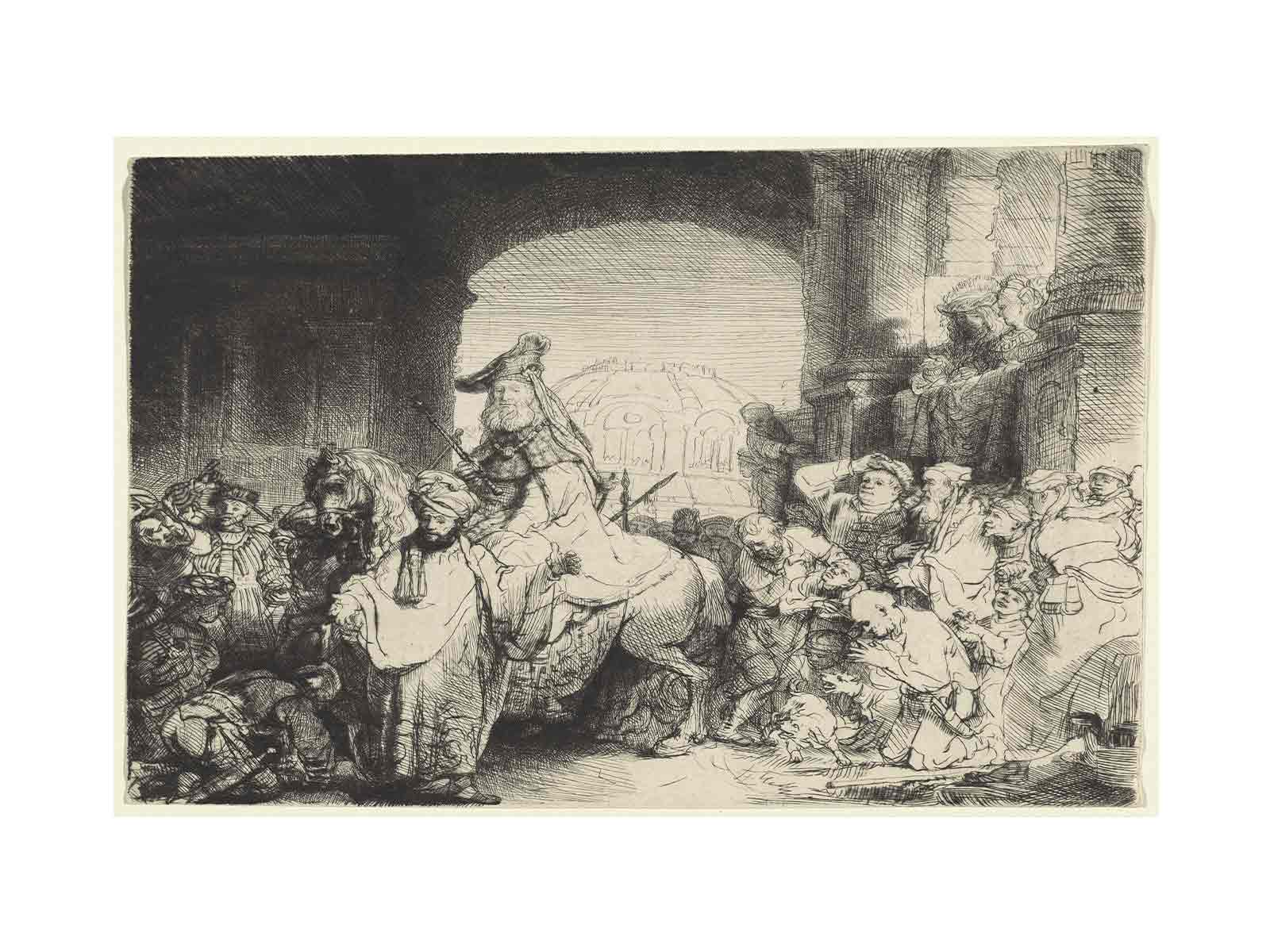 The Triumph of Mordecai Painting