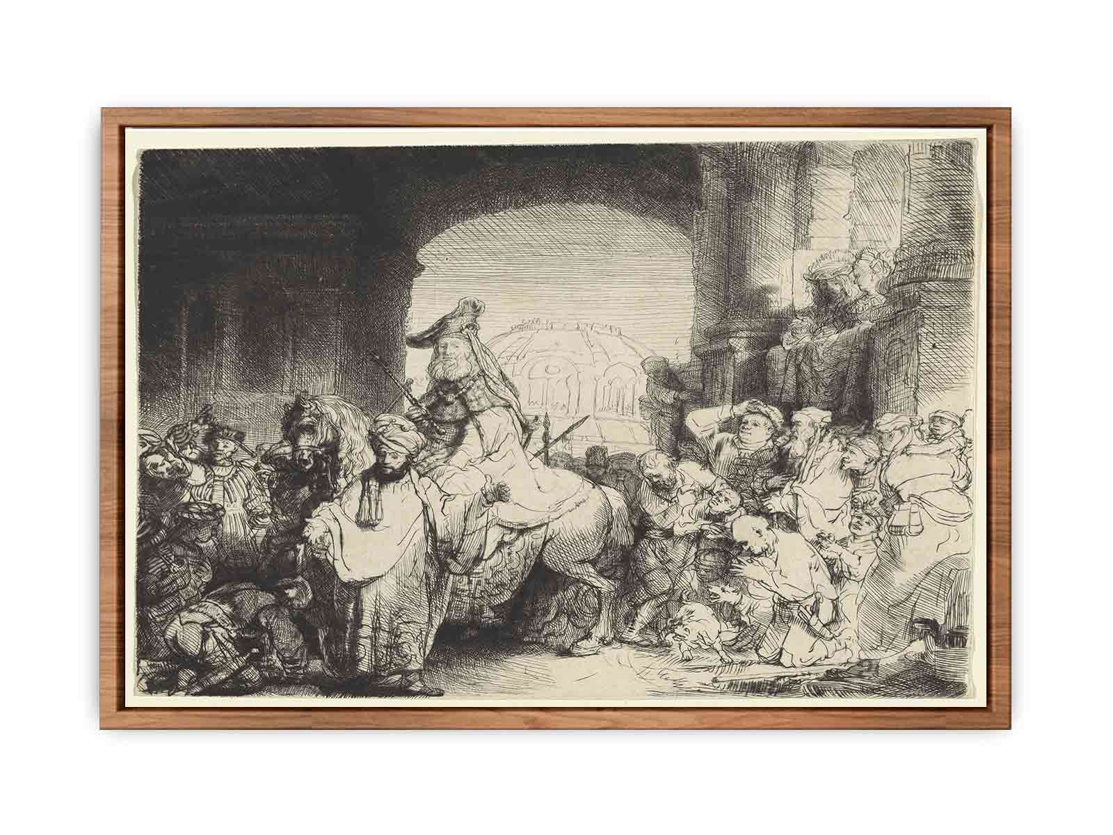 The Triumph of Mordecai Painting