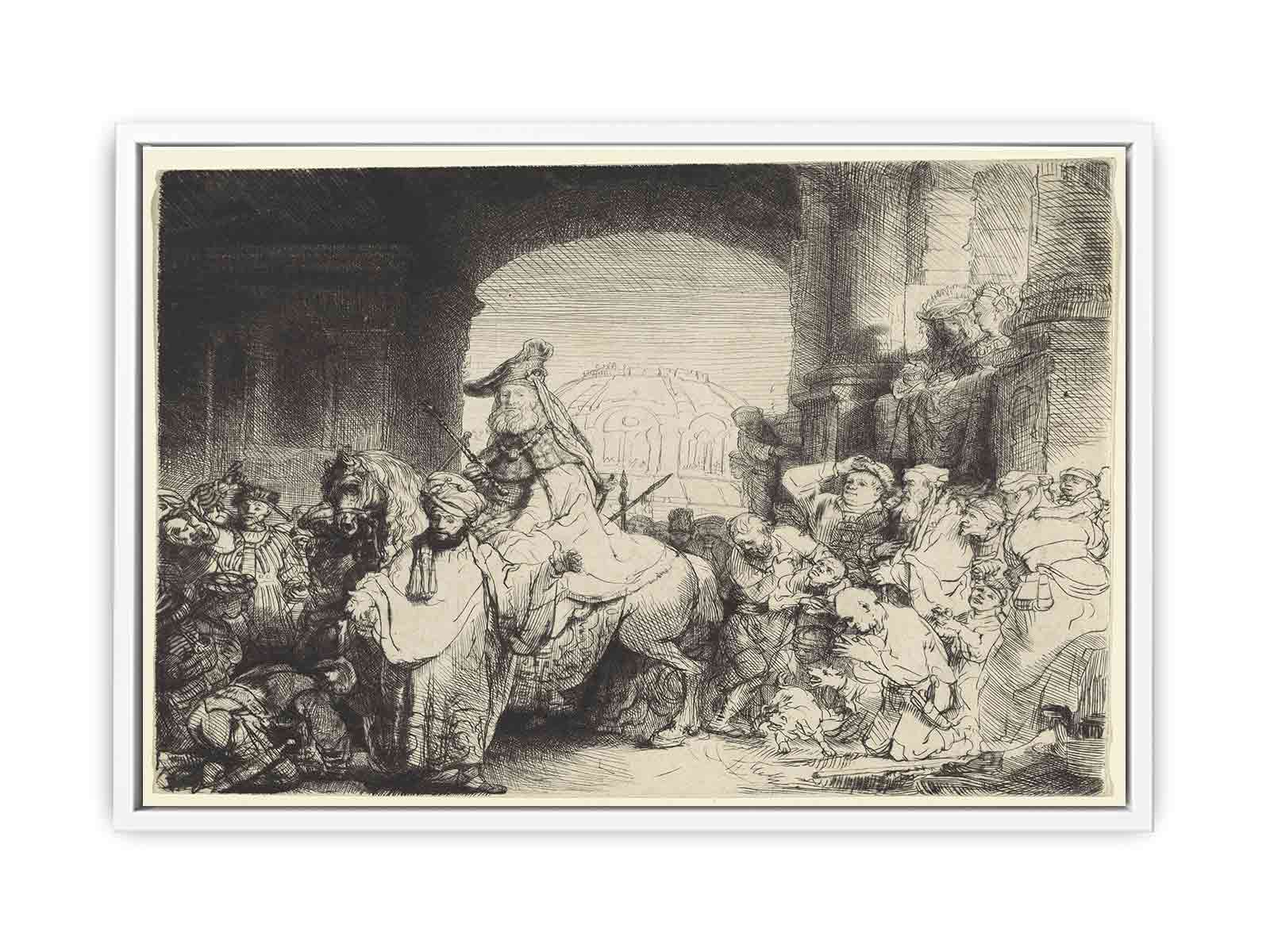 The Triumph of Mordecai Painting