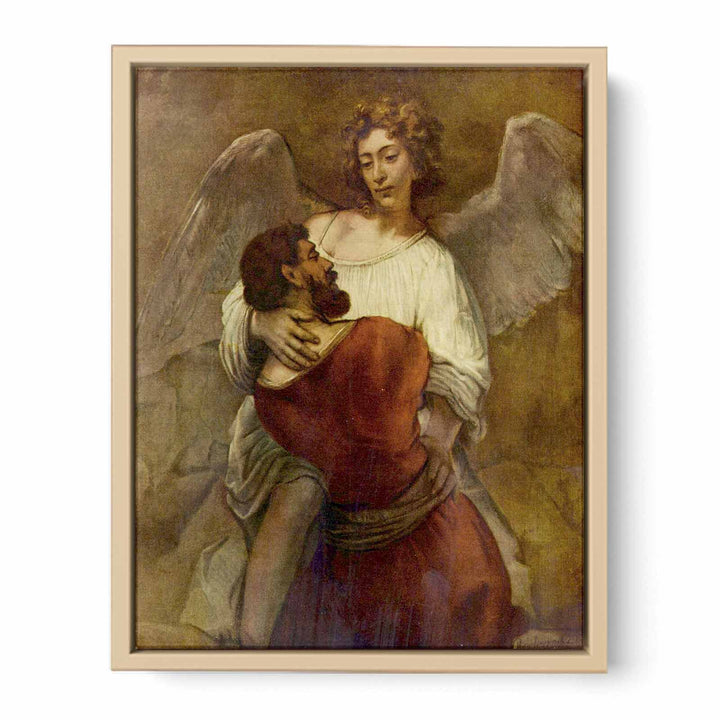 Jacob Wrestling with the Angel Painting