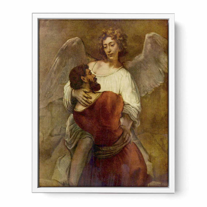 Jacob Wrestling with the Angel Painting