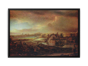 Landscape with Carriage Painting