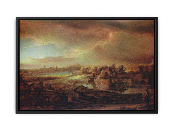Landscape with Carriage Painting