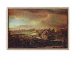 Landscape with Carriage Painting