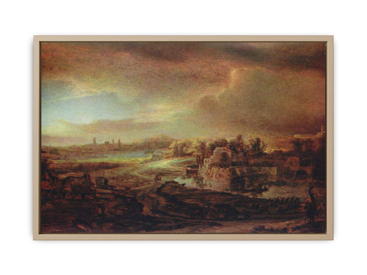 Landscape with Carriage Painting