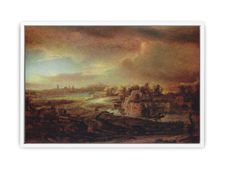 Landscape with Carriage Painting