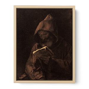 Franciscan Monk Reading Painting