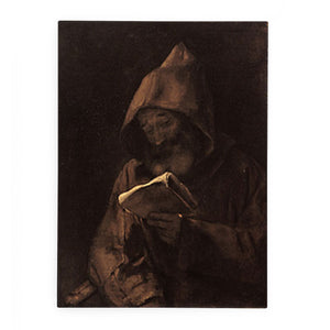 Franciscan Monk Reading Painting
