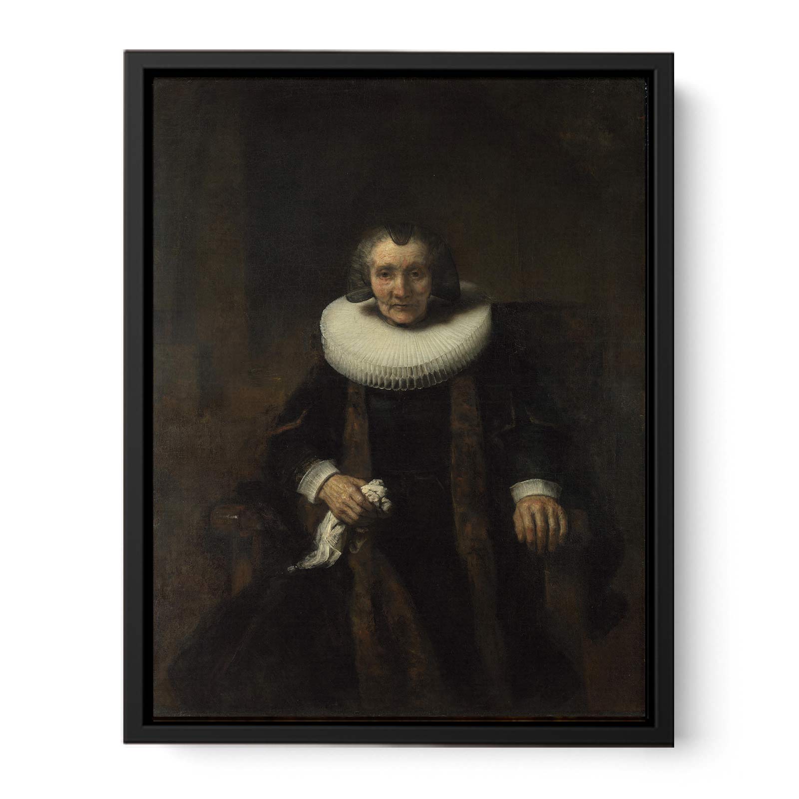Portrait of Marguerite de Geer, Wife of Jacob Trip Painting