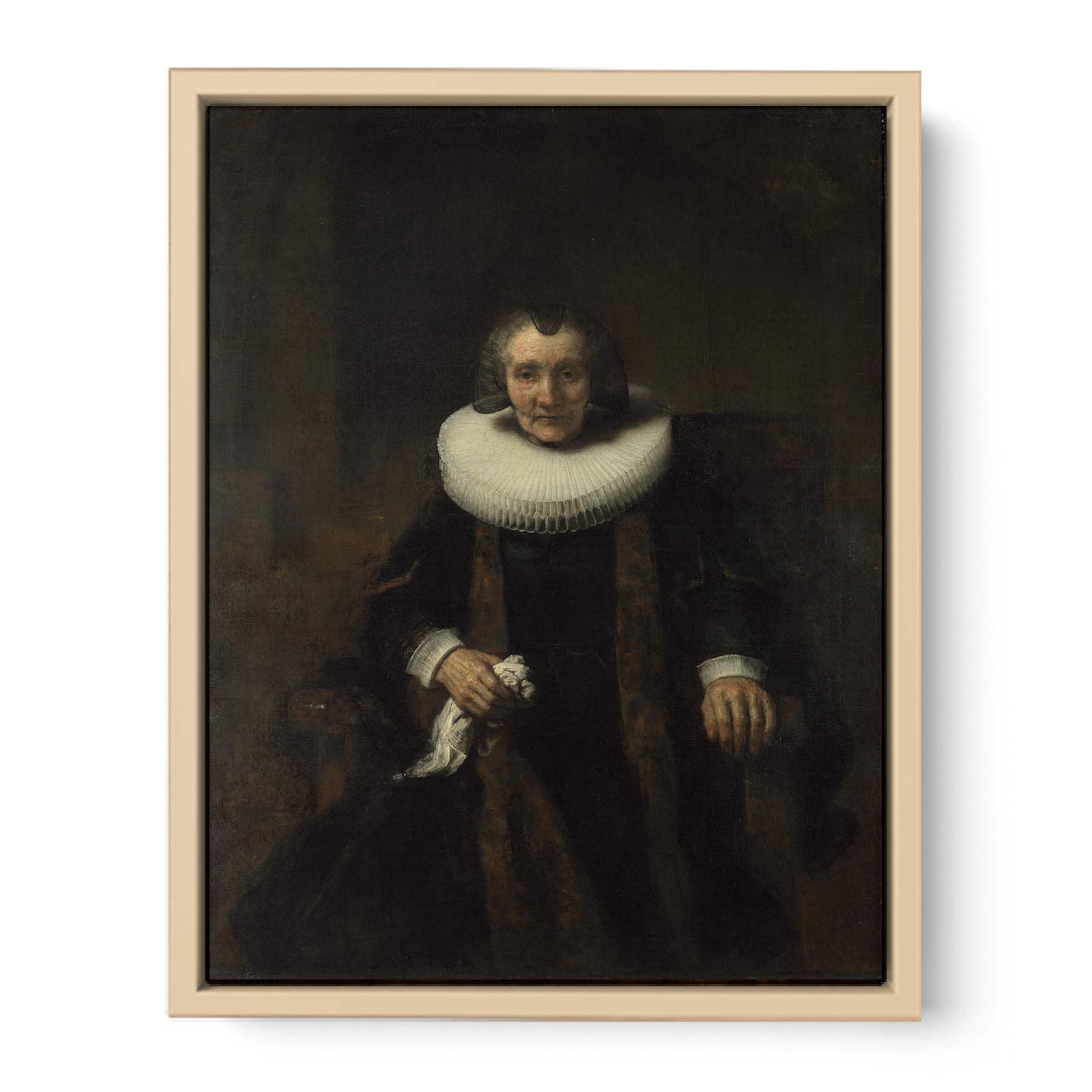 Portrait of Marguerite de Geer, Wife of Jacob Trip Painting