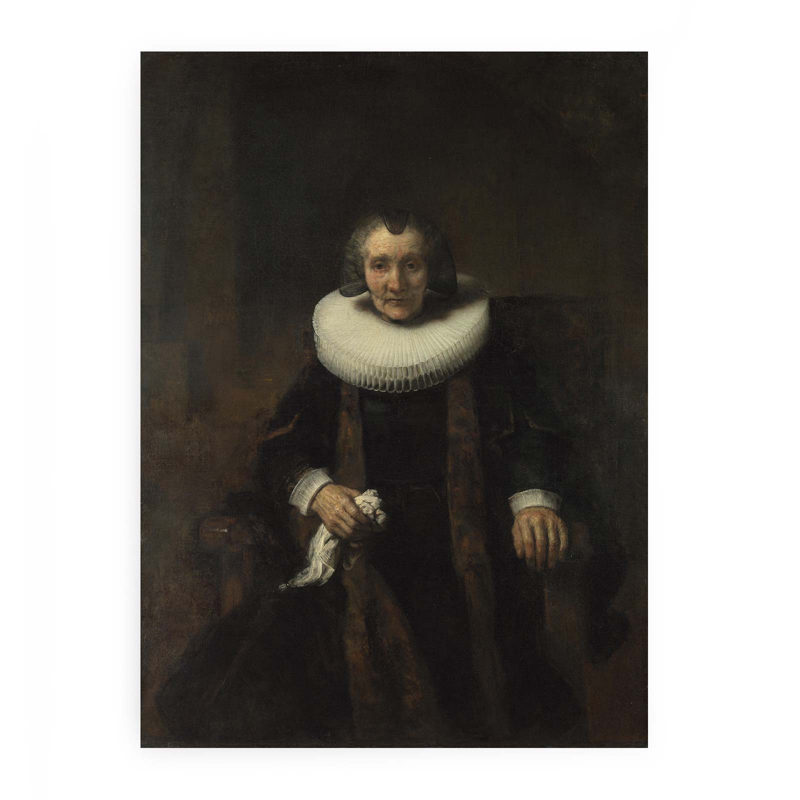 Portrait of Marguerite de Geer, Wife of Jacob Trip Painting