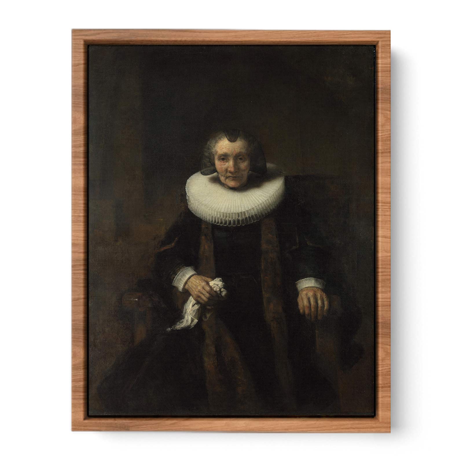Portrait of Marguerite de Geer, Wife of Jacob Trip Painting