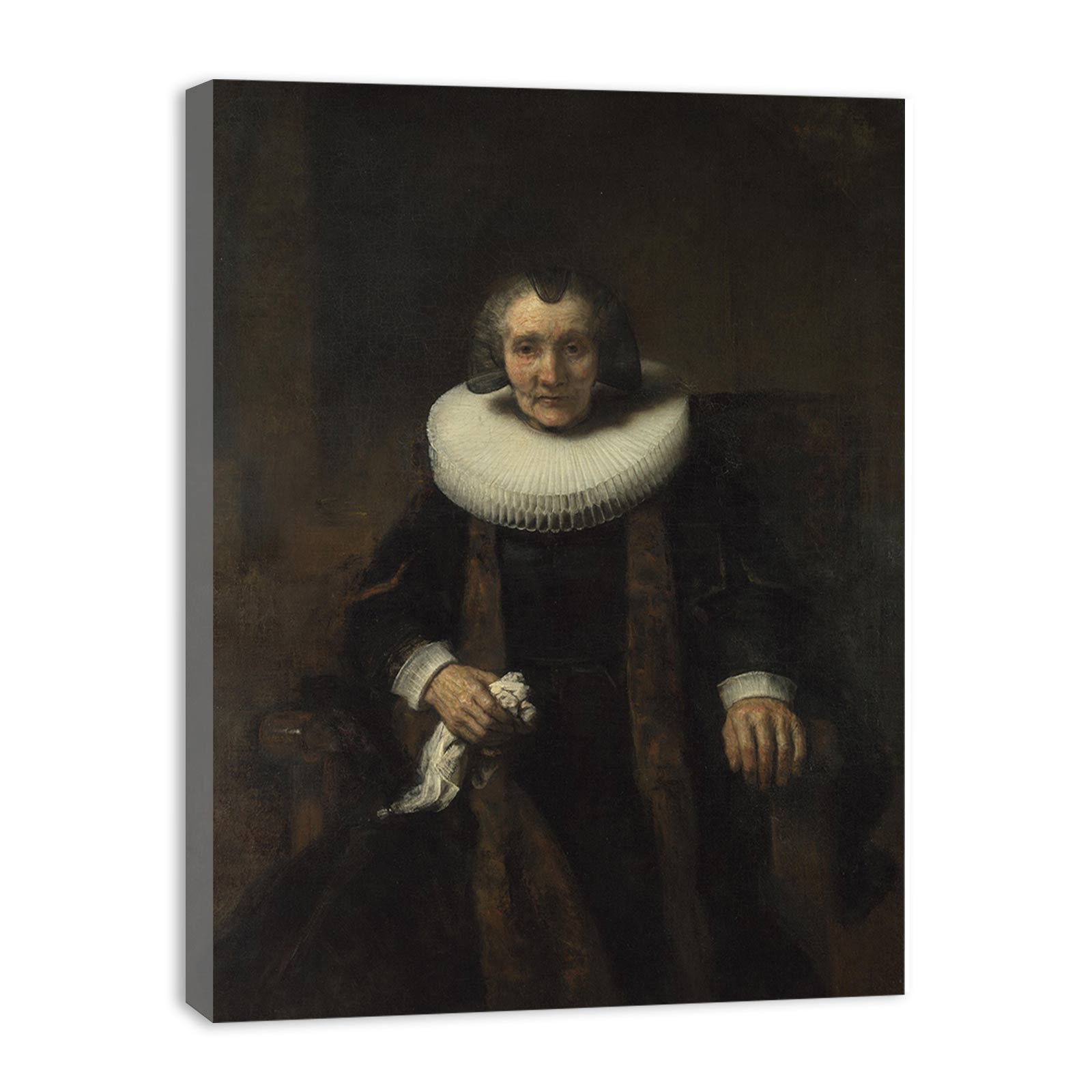 Portrait of Marguerite de Geer, Wife of Jacob Trip Painting