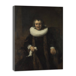 Portrait of Marguerite de Geer, Wife of Jacob Trip Painting