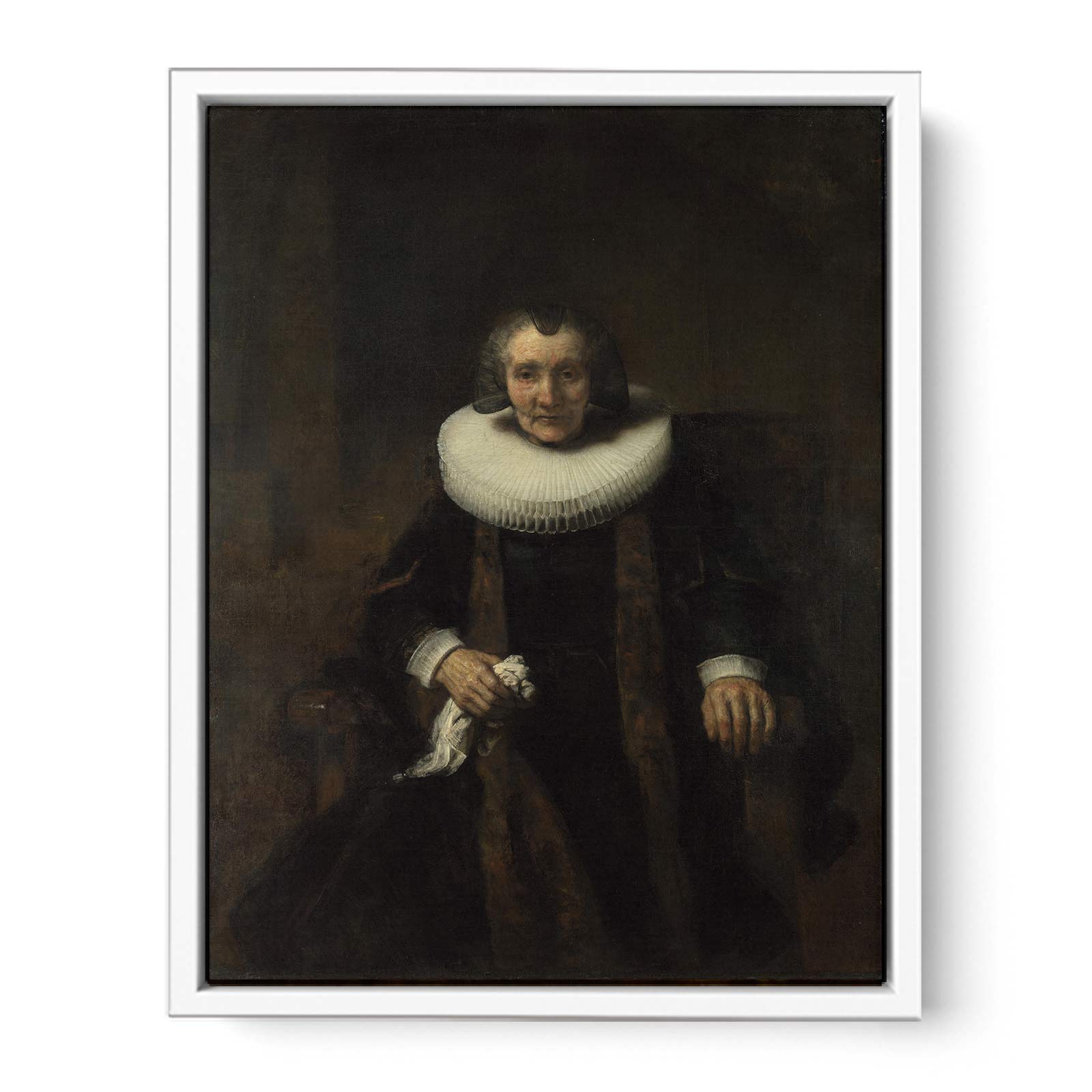 Portrait of Marguerite de Geer, Wife of Jacob Trip Painting