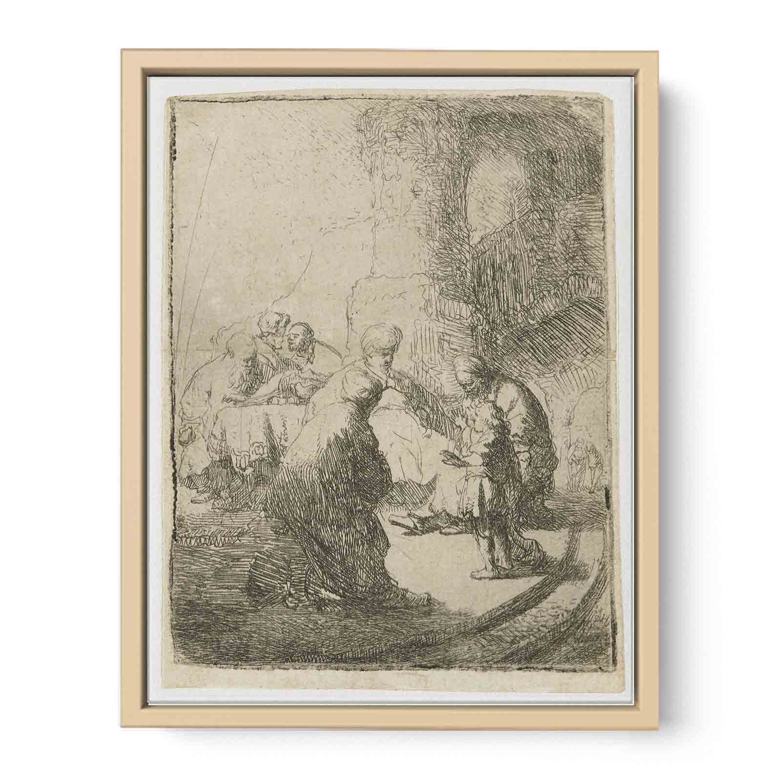 Christ Disputing With The Doctors Small Plate Painting