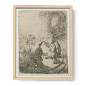 Christ Disputing With The Doctors Small Plate Painting