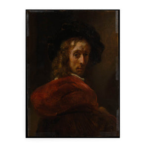 Man in a Red Cloak Painting