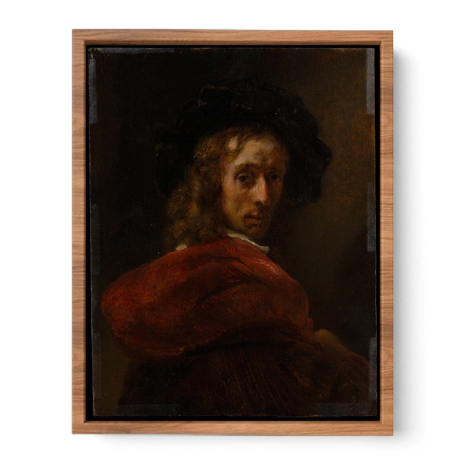 Man in a Red Cloak Painting