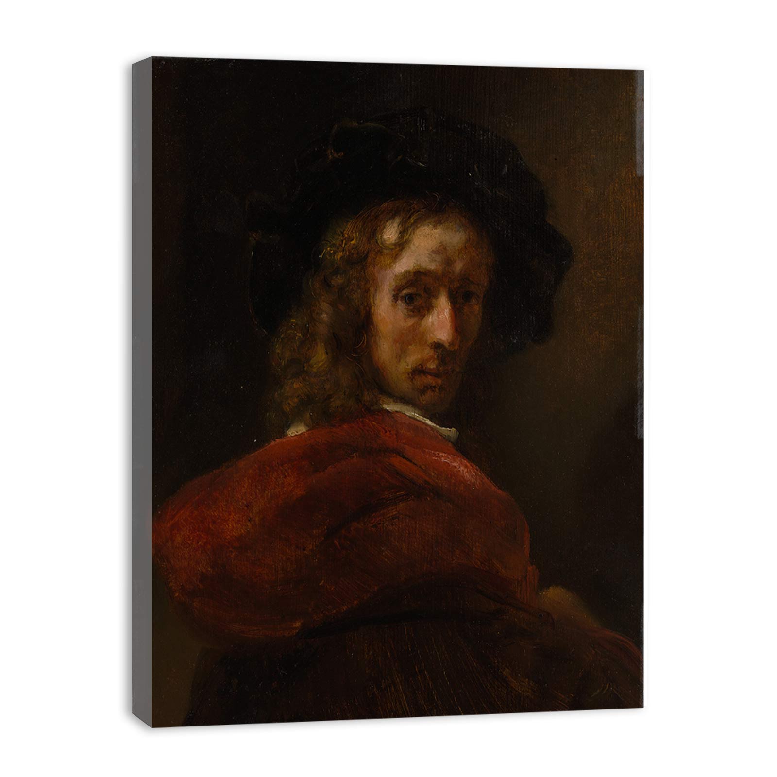 Man in a Red Cloak Painting