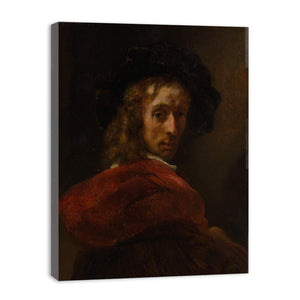 Man in a Red Cloak Painting