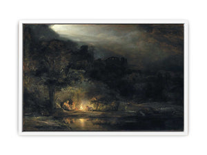 Rest on the Flight into Egypt Painting