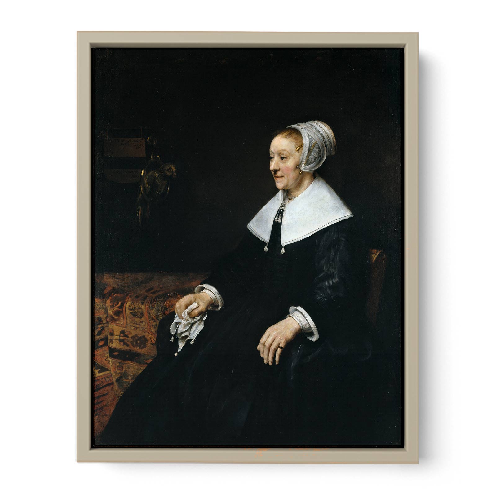 Portrait of Catharina Hooghsaet Painting