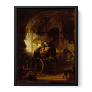 Tobit is Healed by His Son Painting